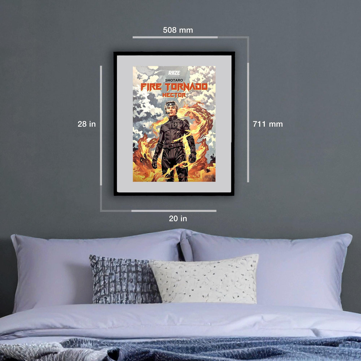 FIRE TORNADO HECTOR Poster - Shotaro - Riize