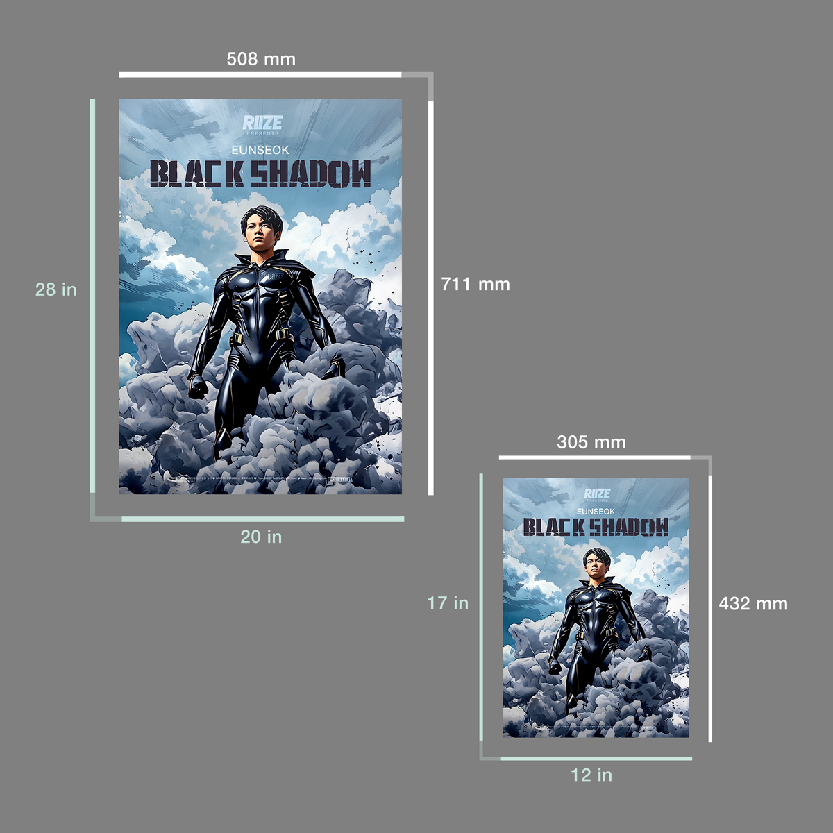 BLACK SHADOW Poster - Eunseok - RIIZE