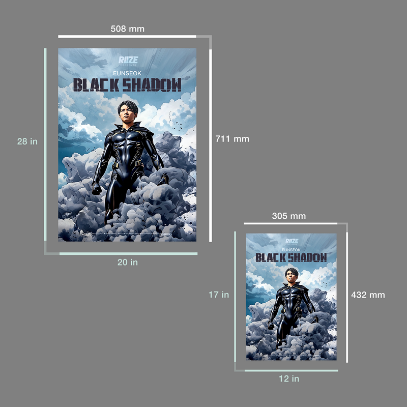 BLACK SHADOW Poster - Eunseok - RIIZE