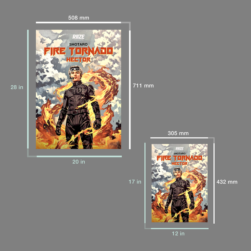 파이어 토네이도 헥터 포스터 - 쇼타로 - RIIZE