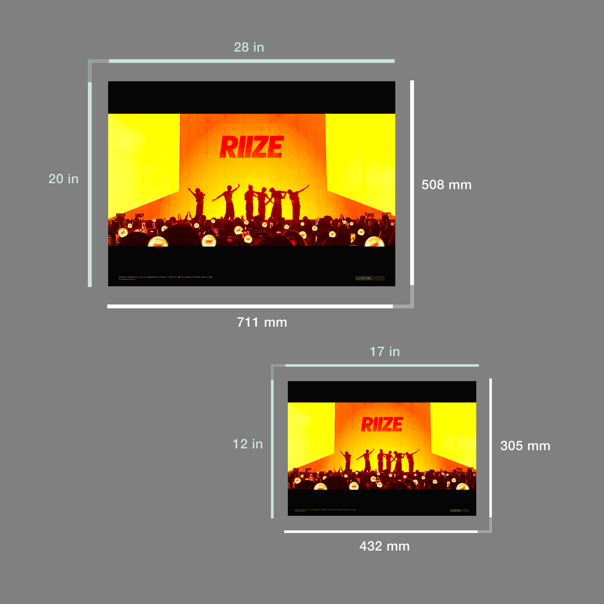 SILHOUETTE Poster - RIIZE - RIIZING Loud Tour